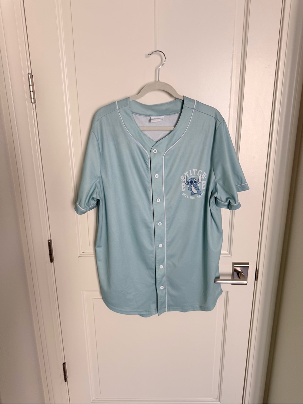 Disney Lilo & Stitch Baseball Adult Jersey size LARGE - Unisex Men Women